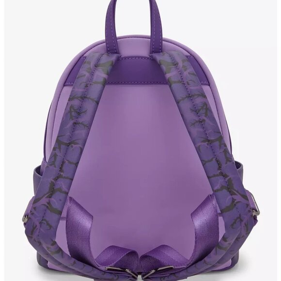 Loungefly Disney Maleficent Mini Backpack Sleeping Beauty Villain Diablo Bag New - Picture 3 of 4
